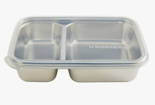 U Konserve U-Konserve Nesting Stainless Steel Food-Storage Containers Round  (Set of 3) - Clear Plastic Lids 1 ct